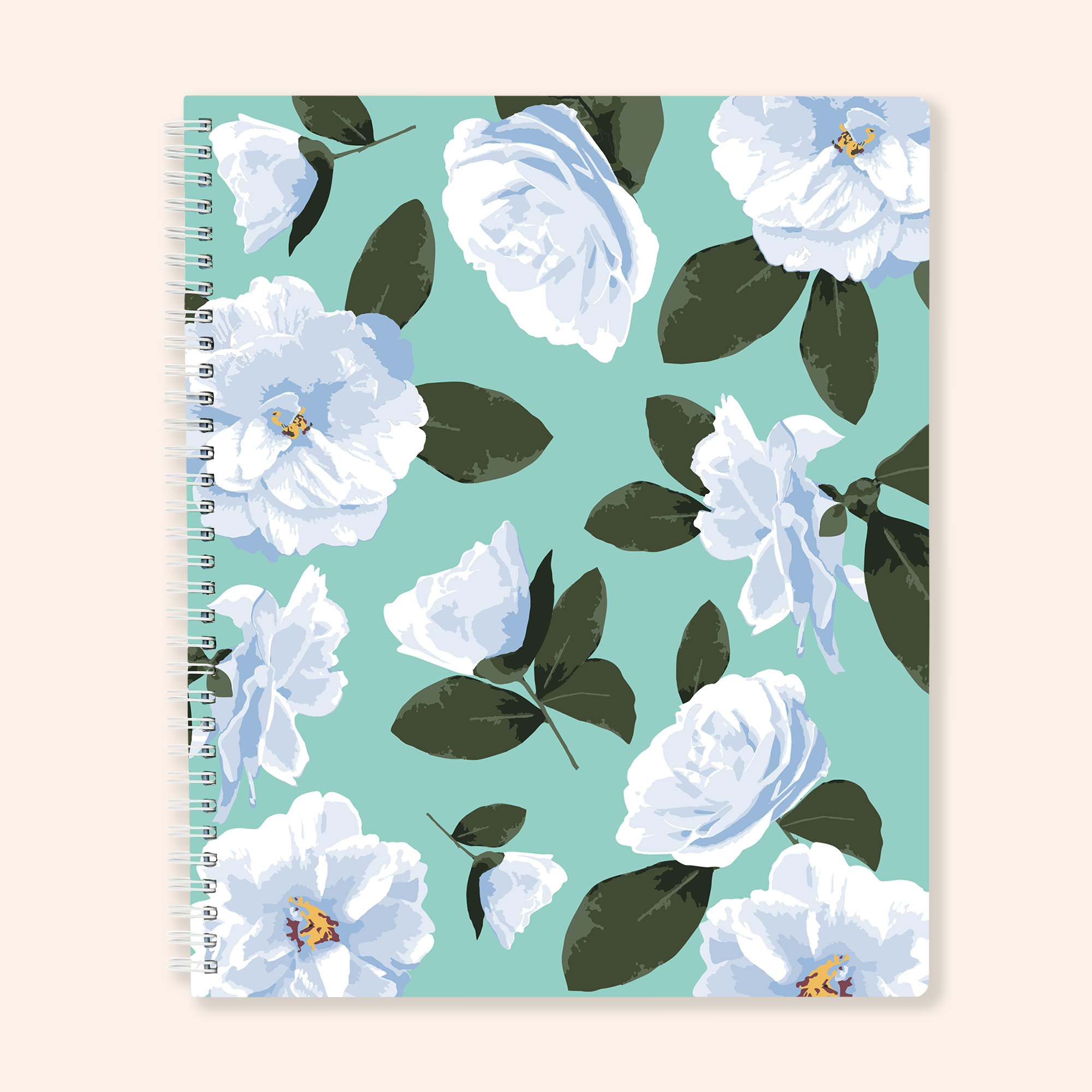 Camelia Flowers Notebook - 9x11