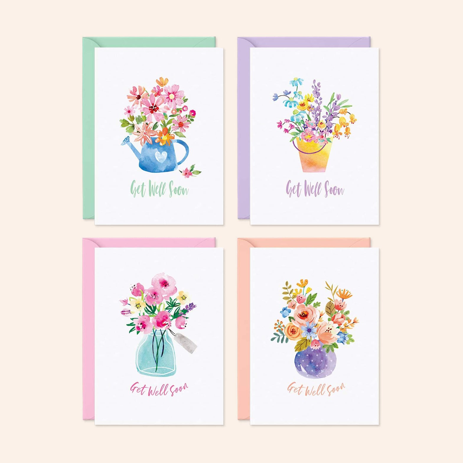 Get Well Soon Cards | Set of 24