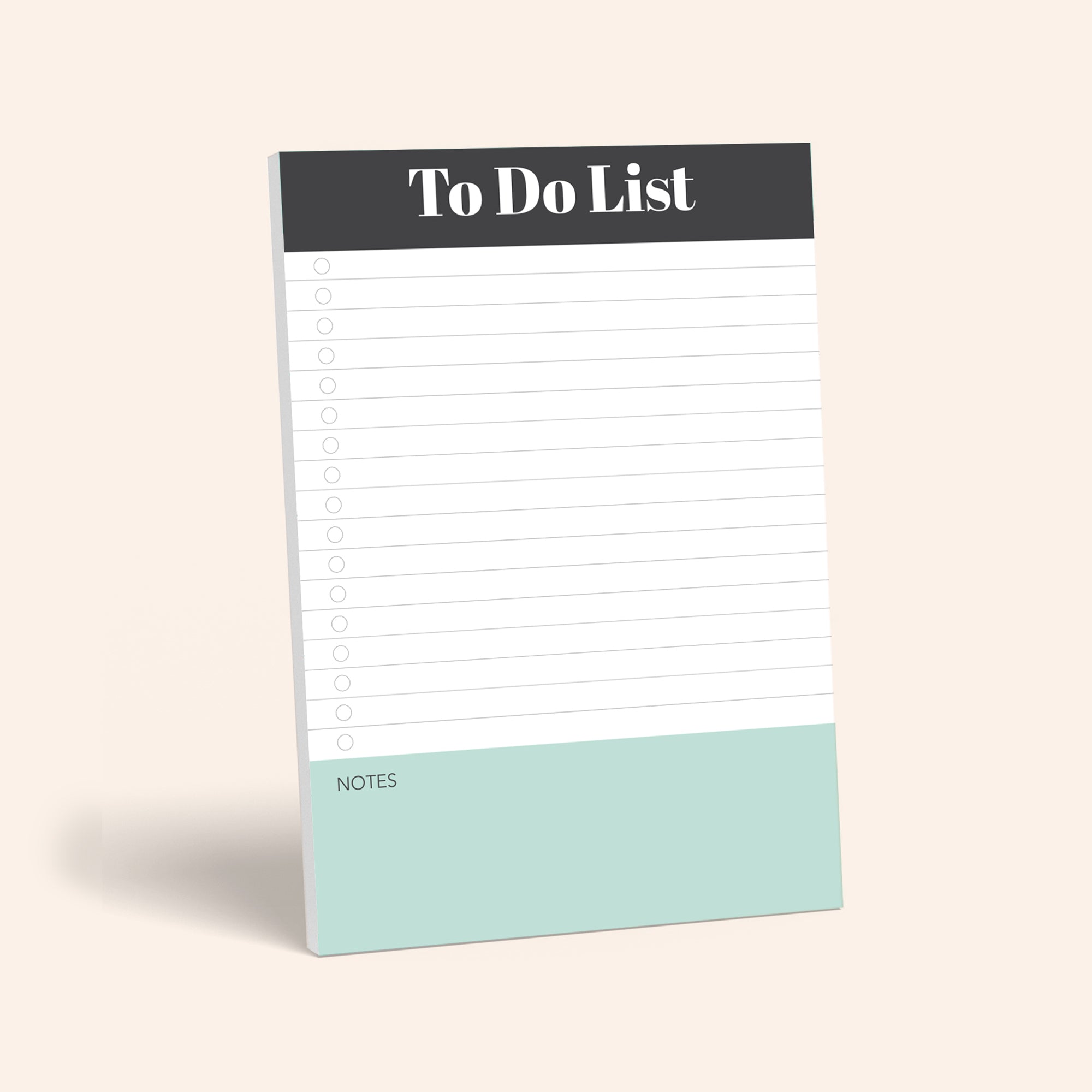 Mint To Do List Notepad