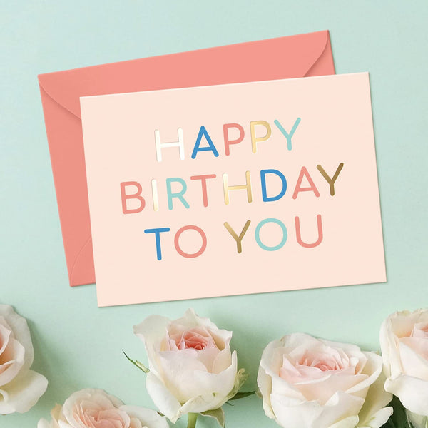 Text Birthday Cards | Set of 24 – Sweetzer & Orange