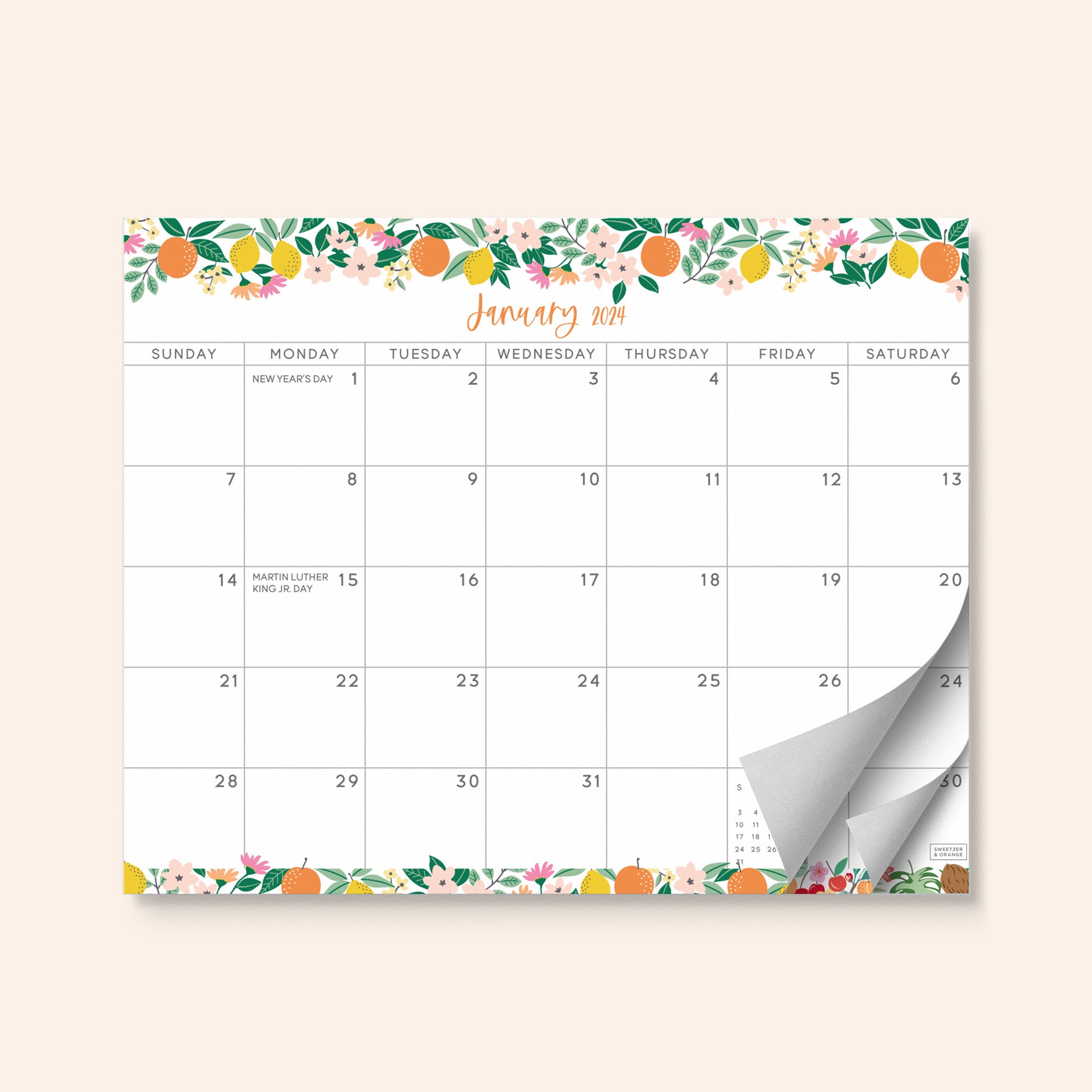 2024-2025 Fruity Refrigerator Calendar