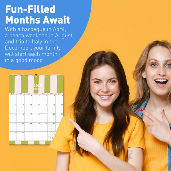 S&O Palm Beach Wall Calendar From July 2025-Dec 2026 - Tear-Off Monthly