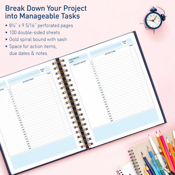 Project Planner Notebook Example Project Planner Notebook – Sweetzer & Orange