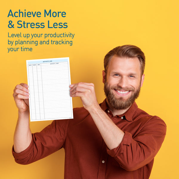 Activity Log Notepad – Sweetzer & Orange
