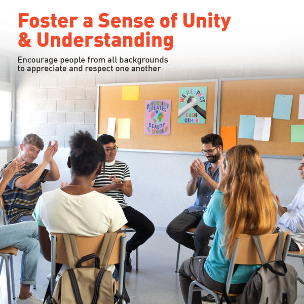 Diversity Poster Set | Set of 8 – Sweetzer & Orange