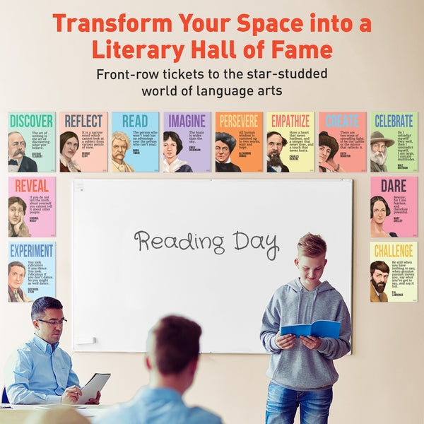 Set of Author Posters – Sweetzer & Orange