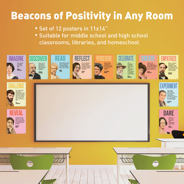 Set of Author Posters – Sweetzer & Orange
