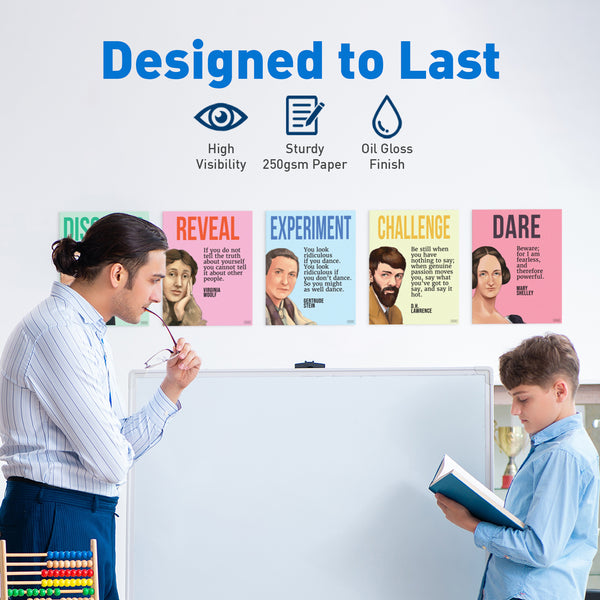 Set of Author Posters – Sweetzer & Orange