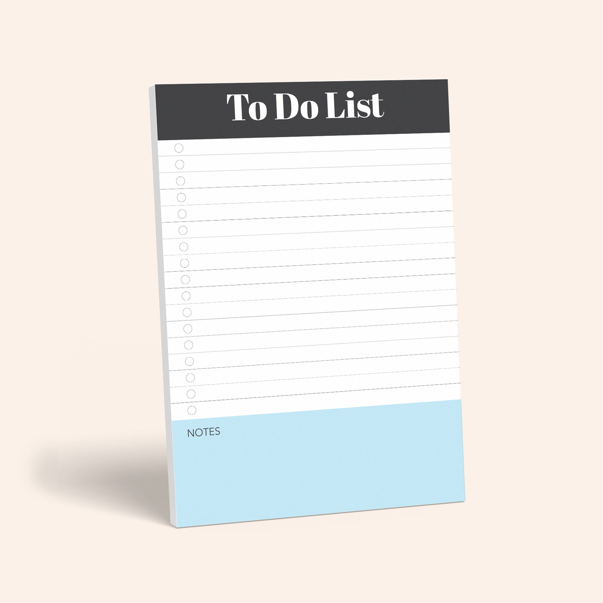 Blue To Do List Notepad