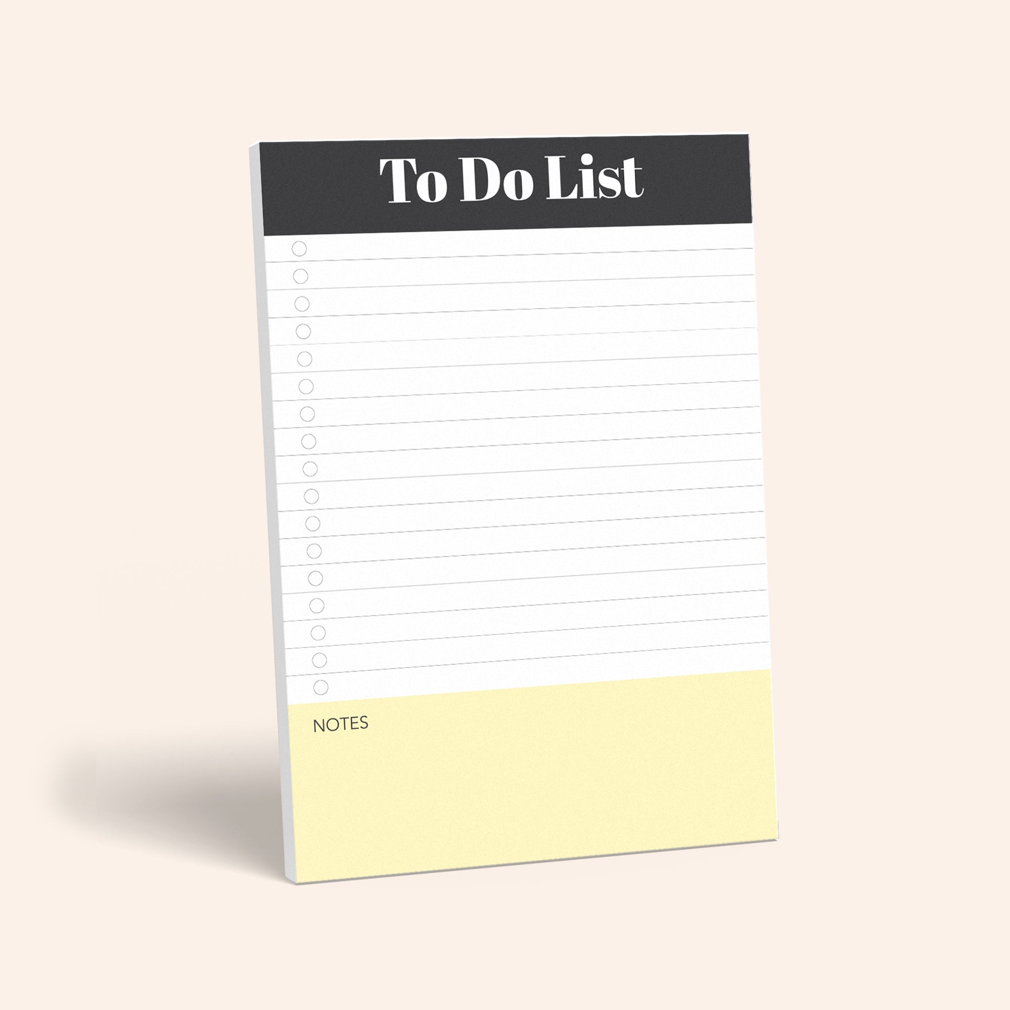 Yellow To Do List Notepad