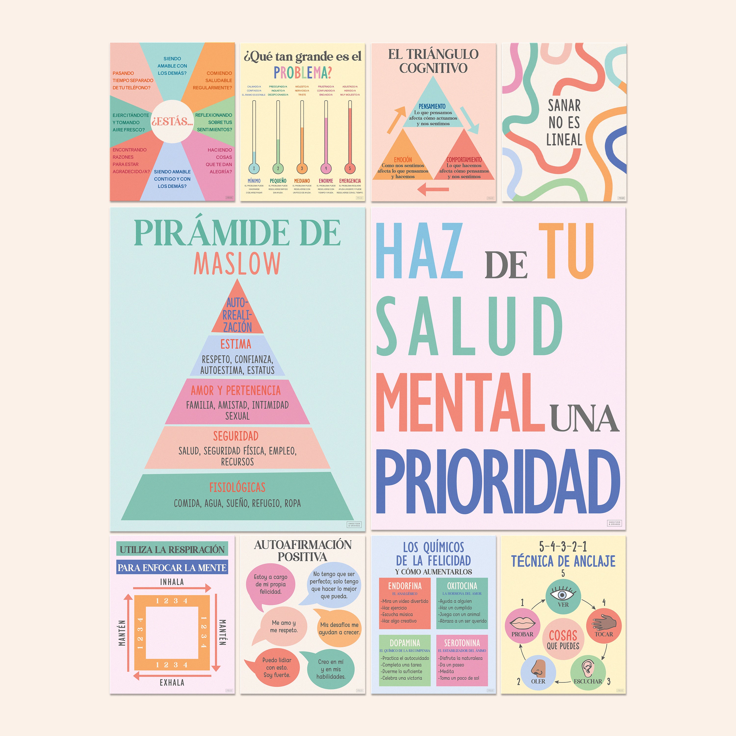 Spanish Mental Health Posters
