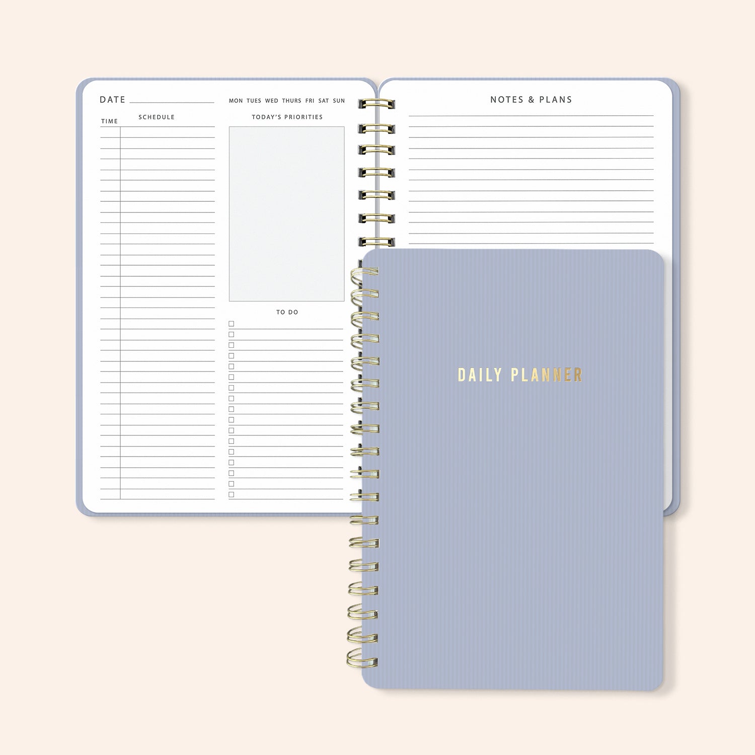 Daily Planner Notebook (Lilac)