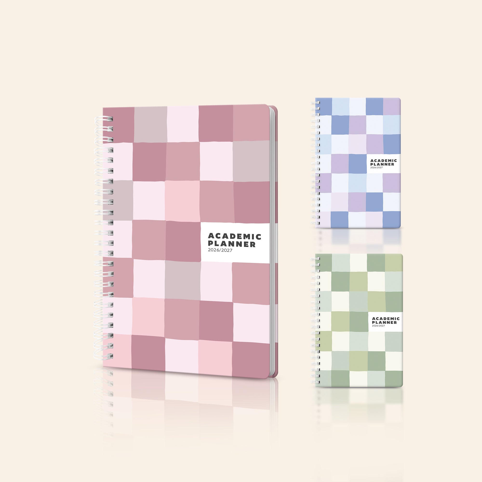 Dusty Pink Academic Planner Notebook | 2026-2027