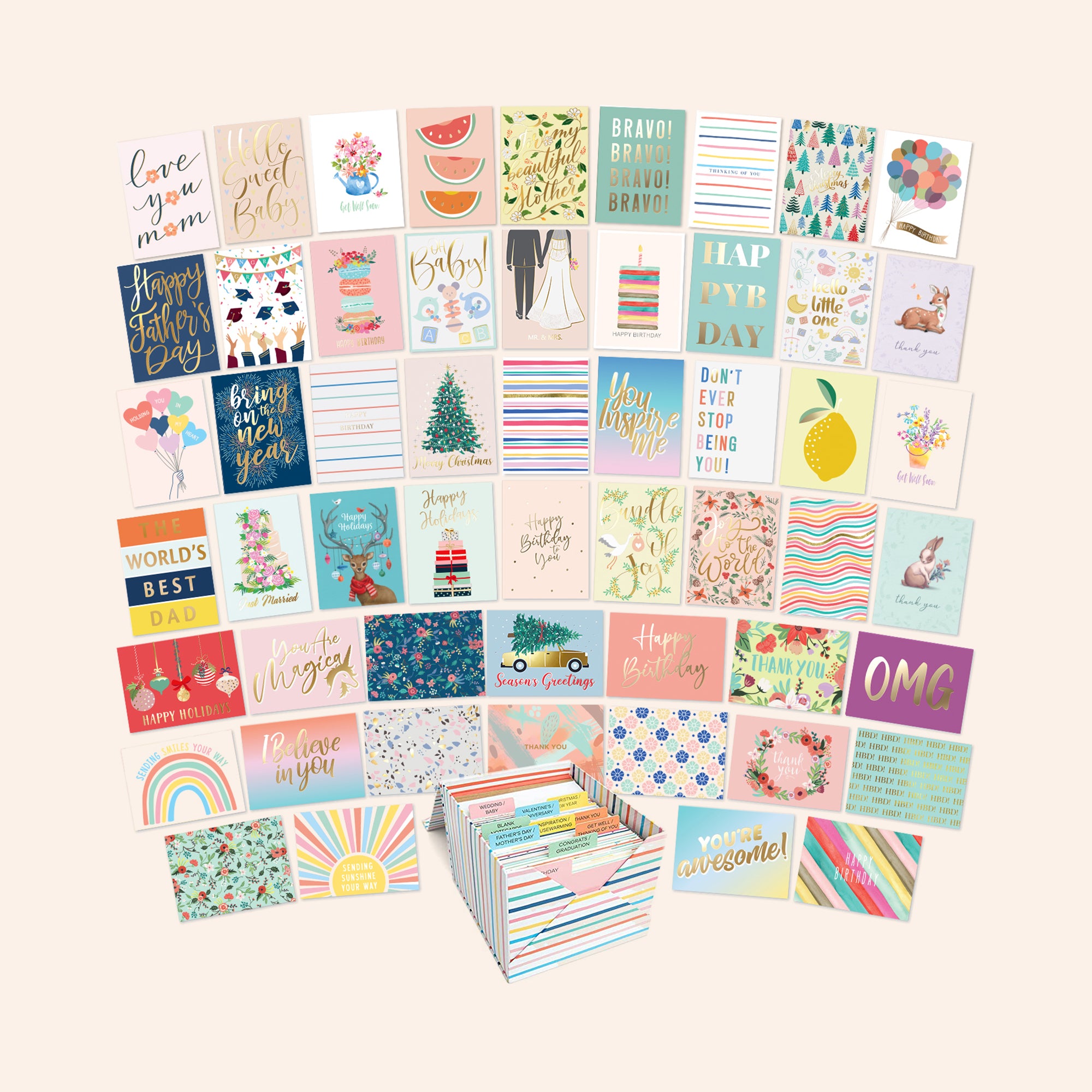 All-Occasion Card Assortment | Set of 100
