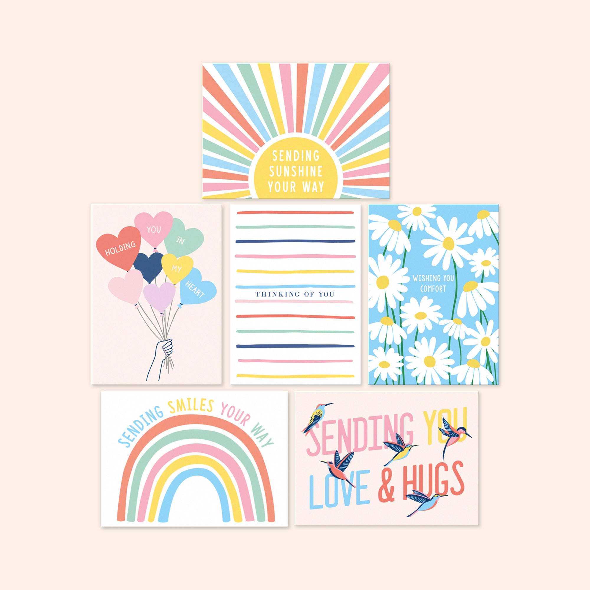 Thinking of You Greeting Cards | Set of 24