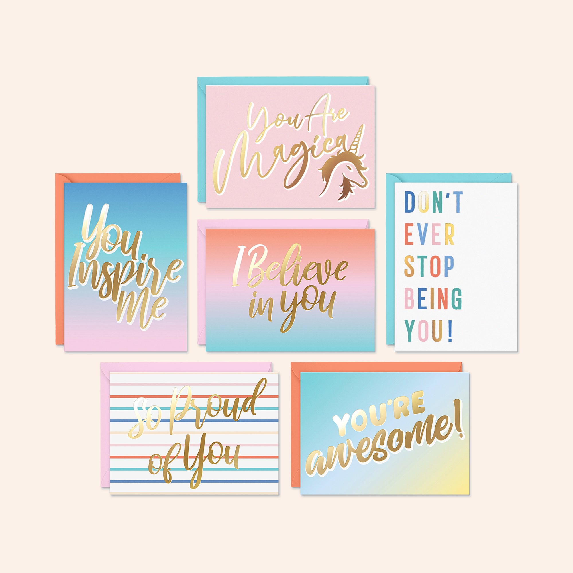 Encourage Notes Set Sweetzer & Orange