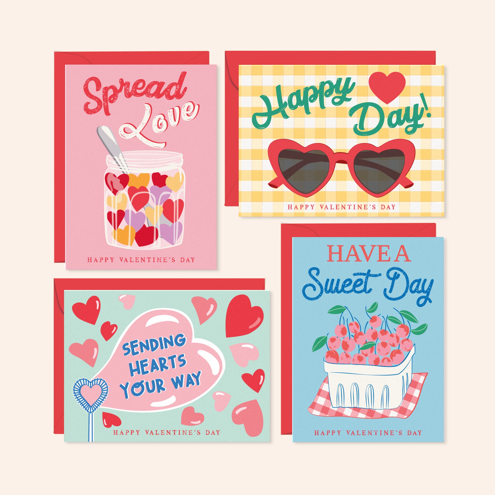 Valentine's Day Cards | Set of 24