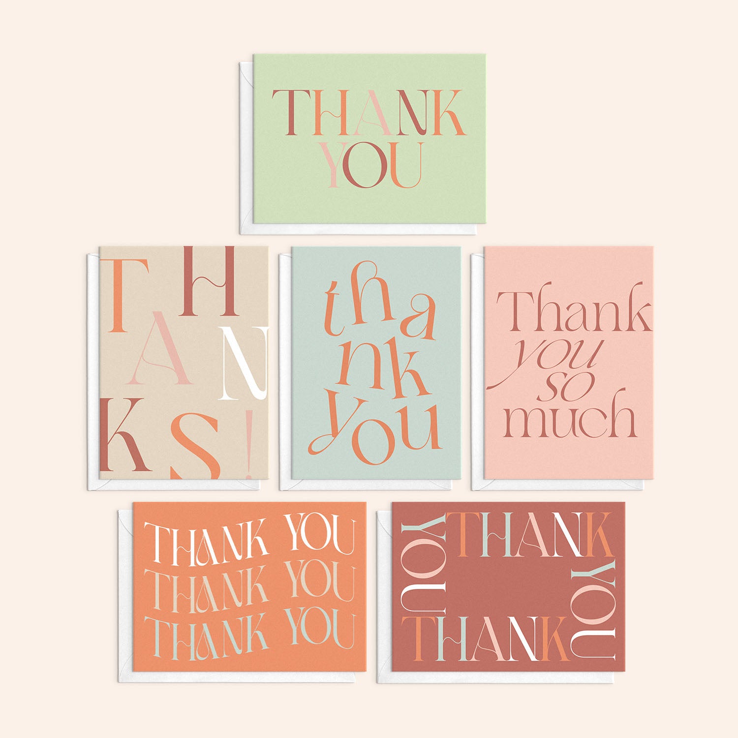 Boho Thank You Cards