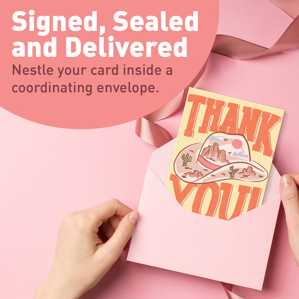 Western Thank You Cards | Set of 24 – Sweetzer & Orange