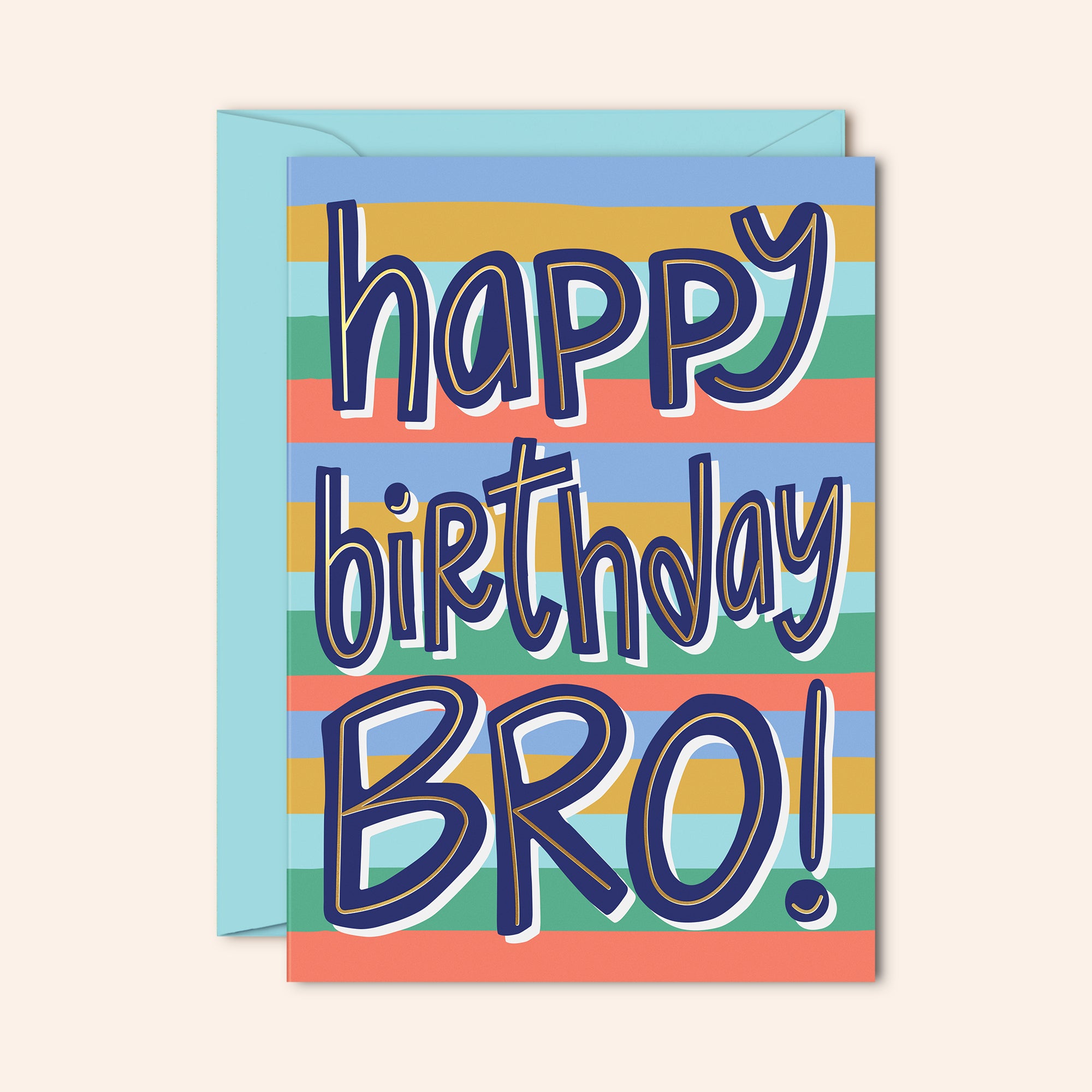 Happy Birthday Brother Card