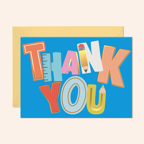 Teacher Thank You Card – Sweetzer & Orange