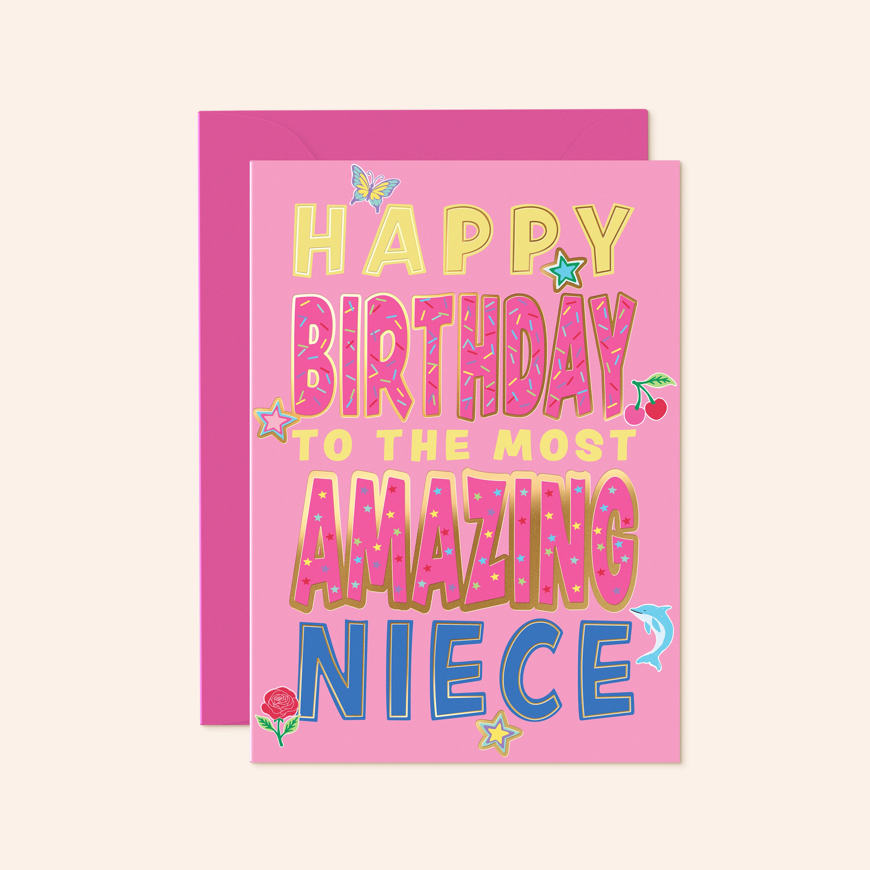 Amazing Happy Niece Card