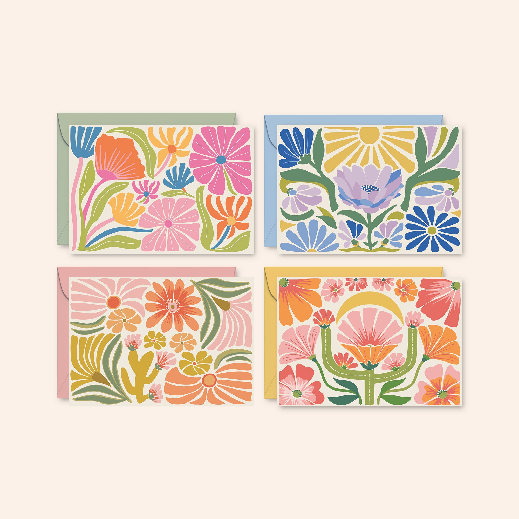 Desert Gardens Blank Notecards | Set of 24