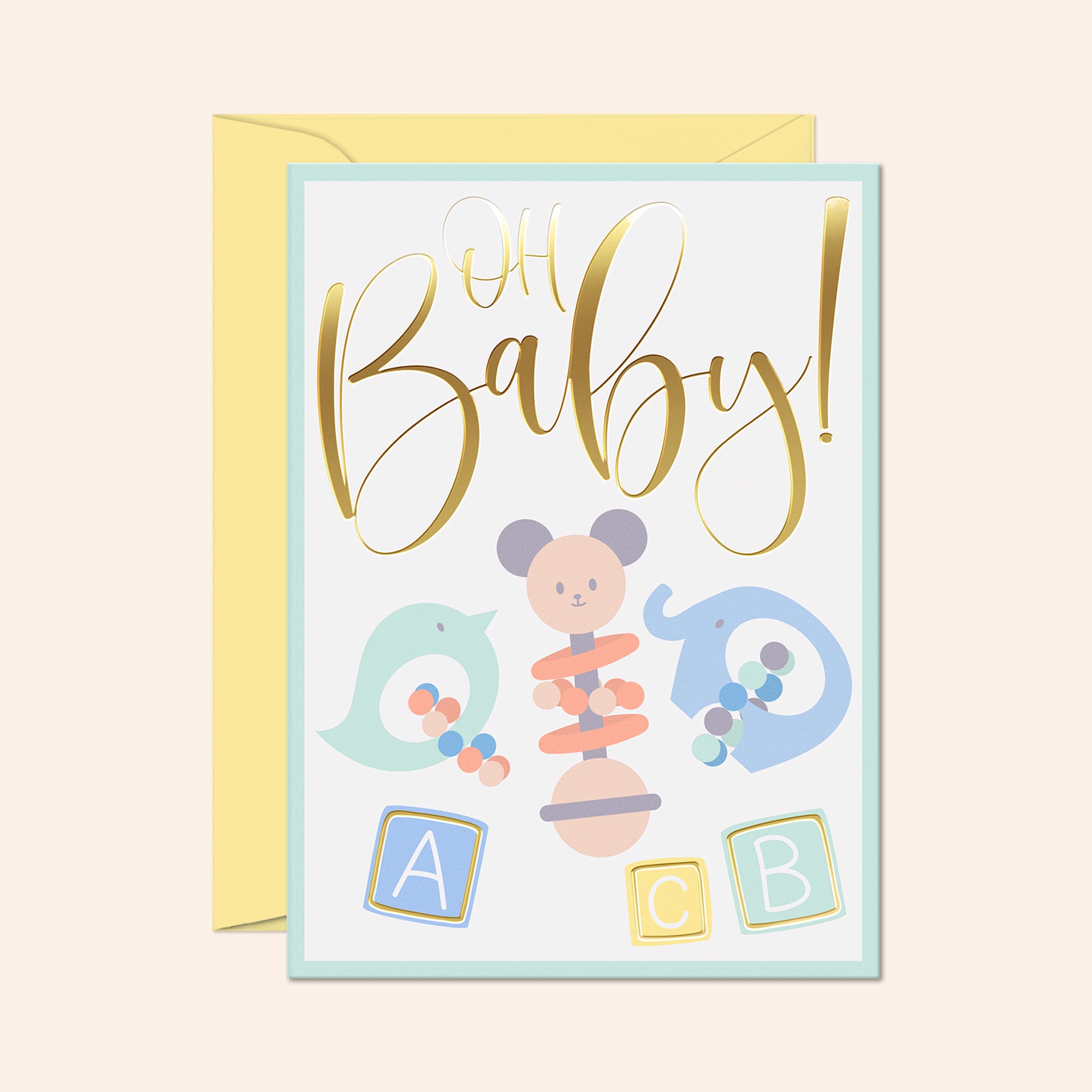Oh Baby Shower Card