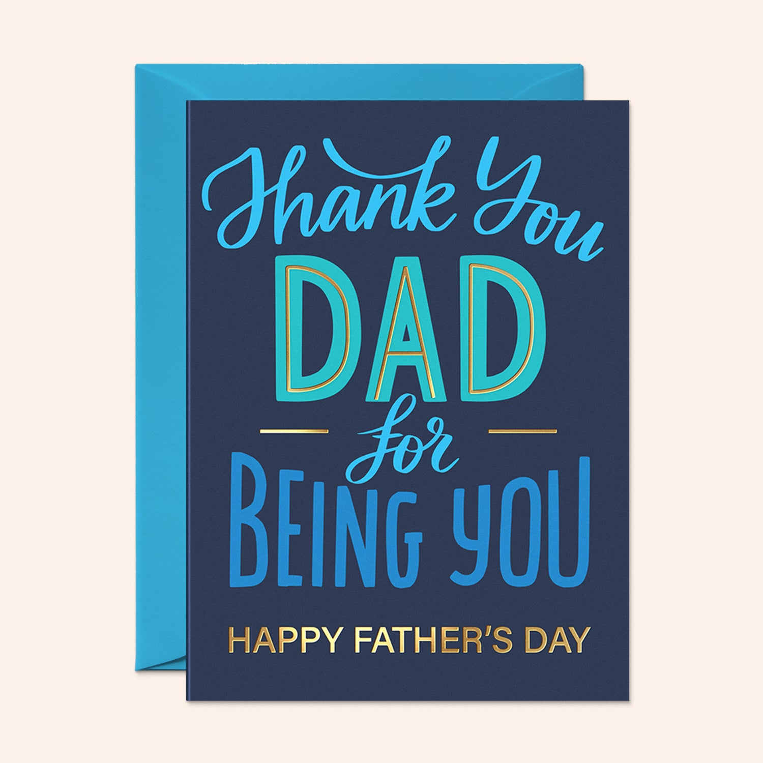 Thank You Dad Card