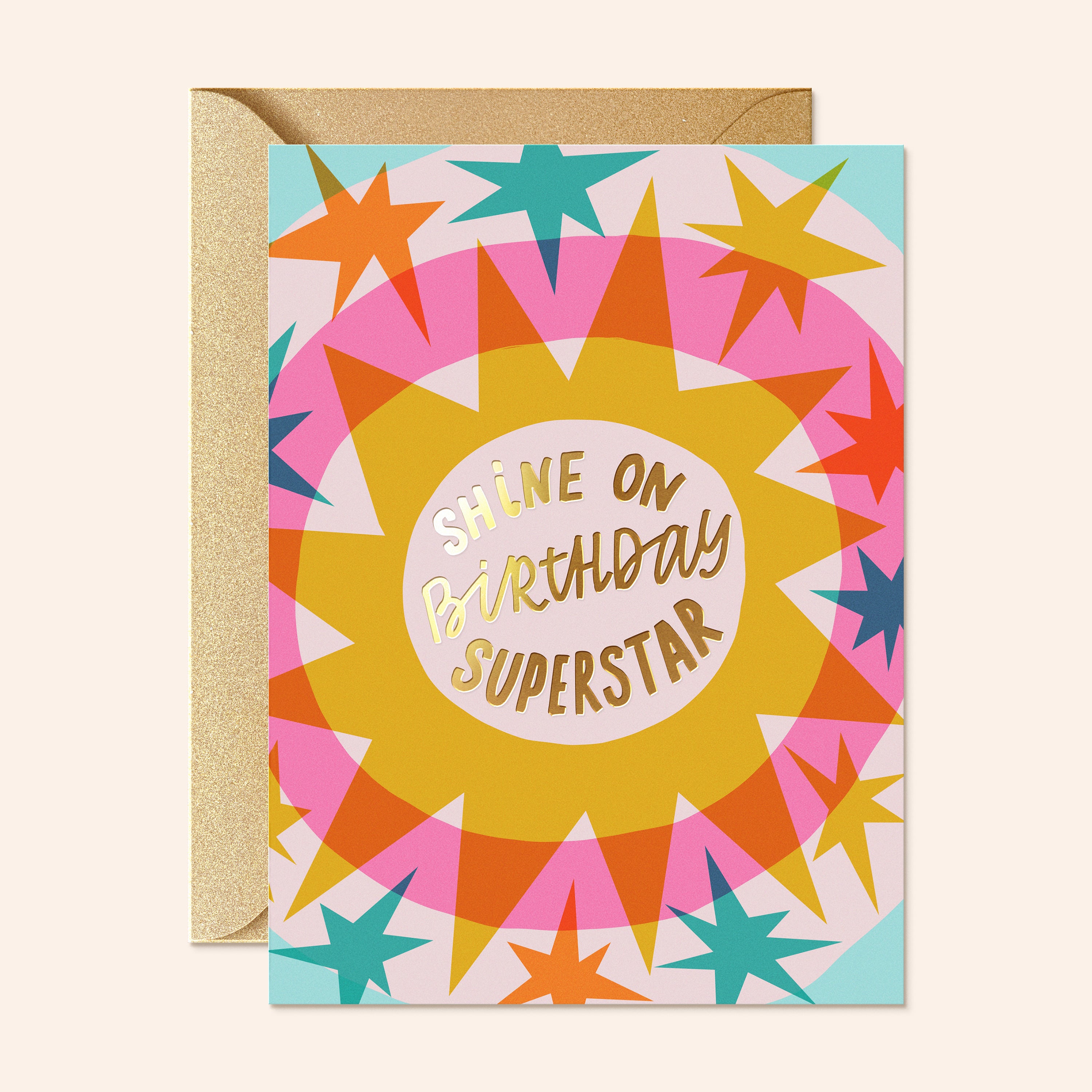 Shine on Birthday Superstar Card