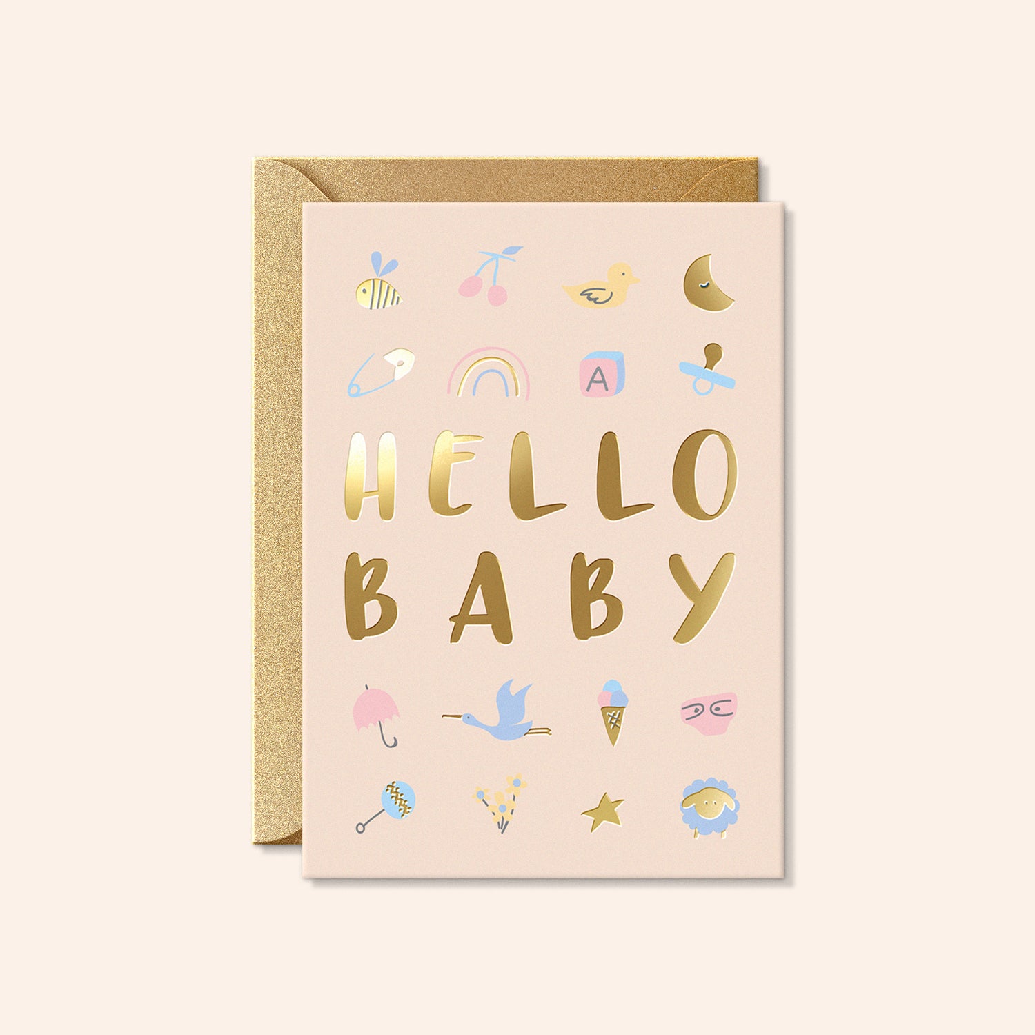 Hello Baby Shower Card