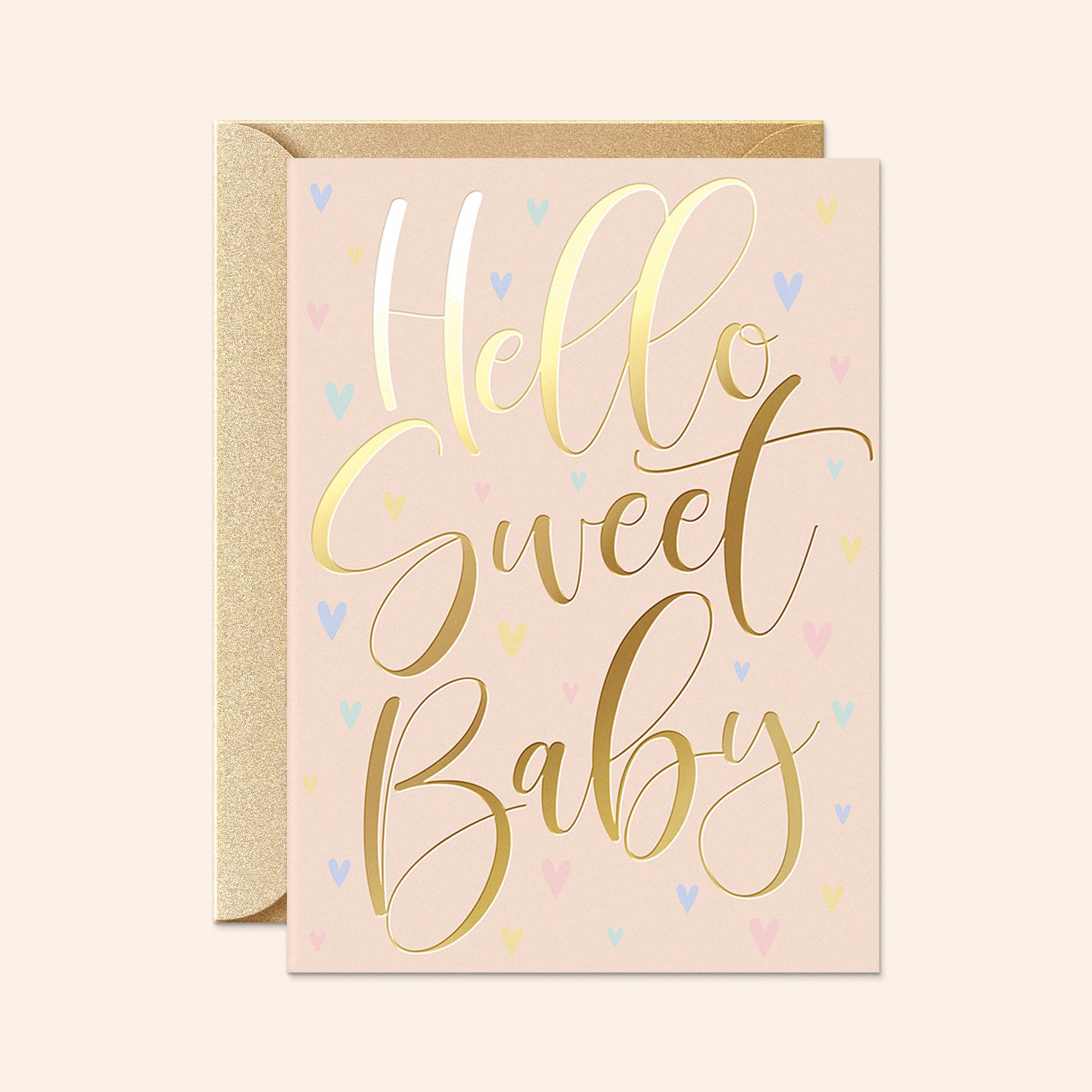 Hello Sweet Baby Shower Card