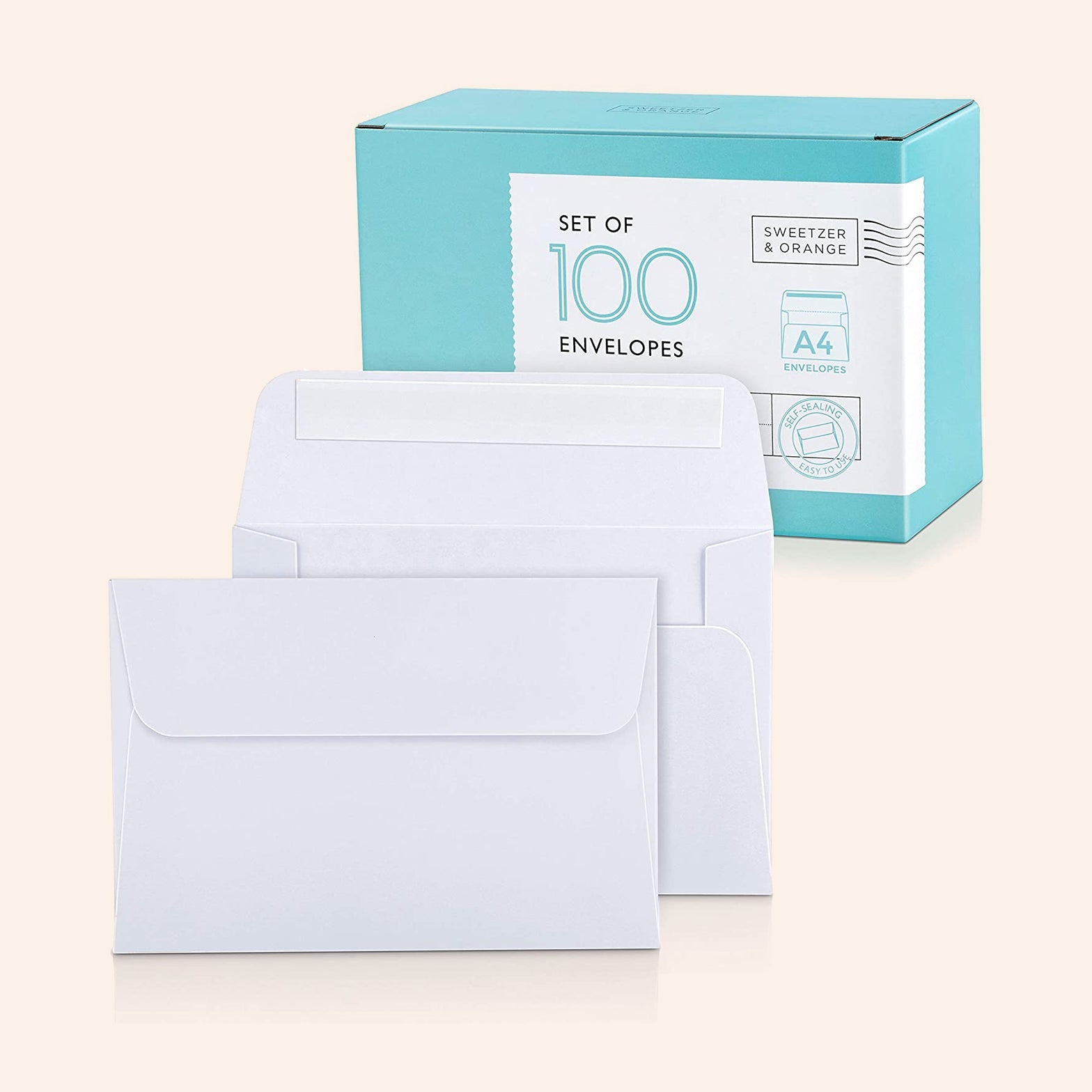 White A4 Envelopes | Set of 100