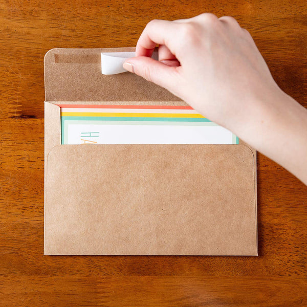 Kraft A7 Envelopes Set 50 Sweetzer & Orange