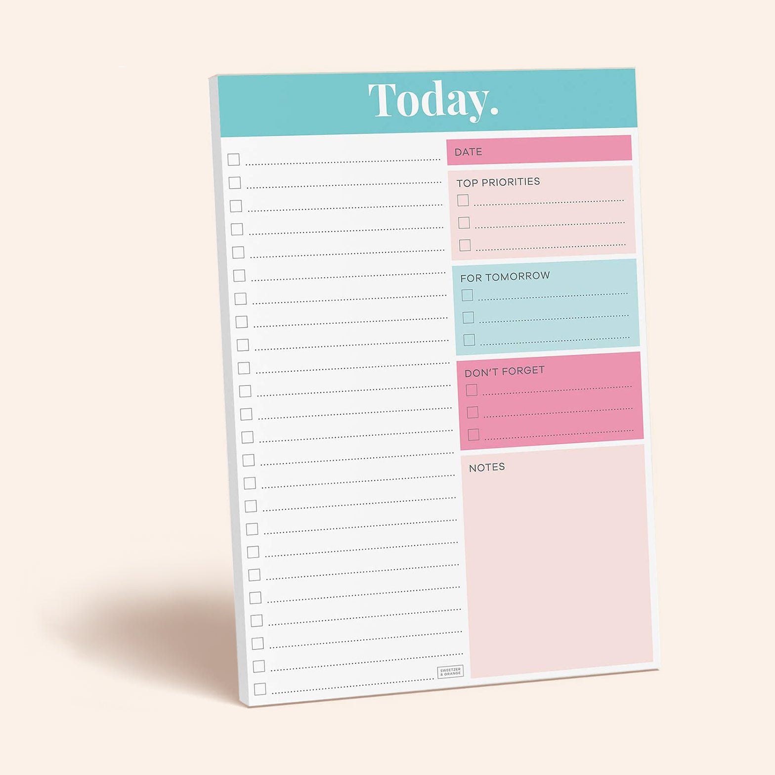 Today Planner Notepad