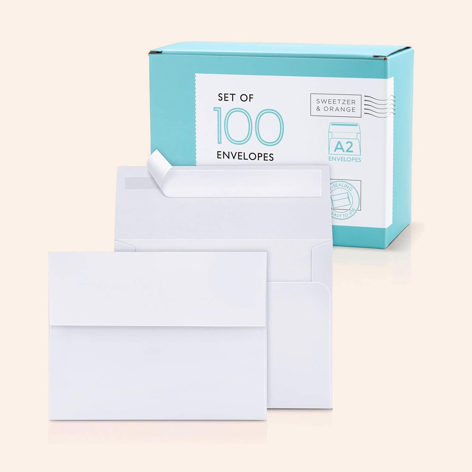 A2 White Envelopes | Set of 100