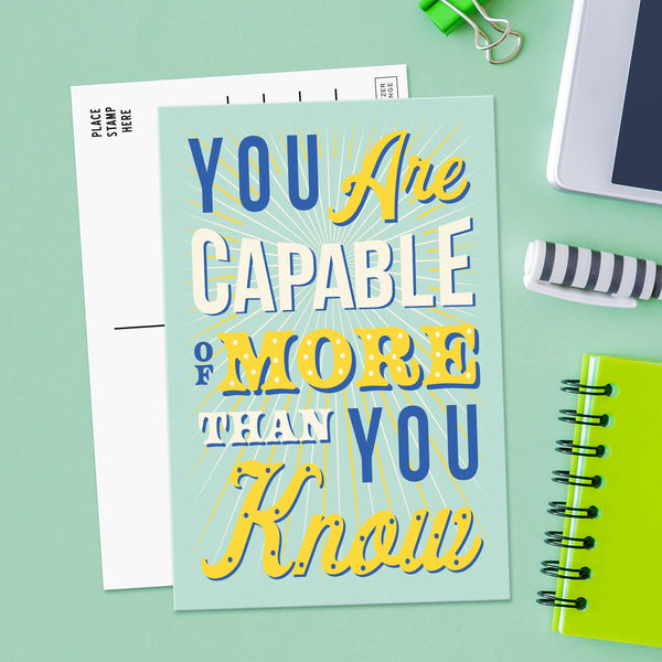 SHOXREM Floral Inspirational Postcards - 32 Pack, 6x4 Inch Watercolor Designs With Uplifting Quotes For Mailing - View #4