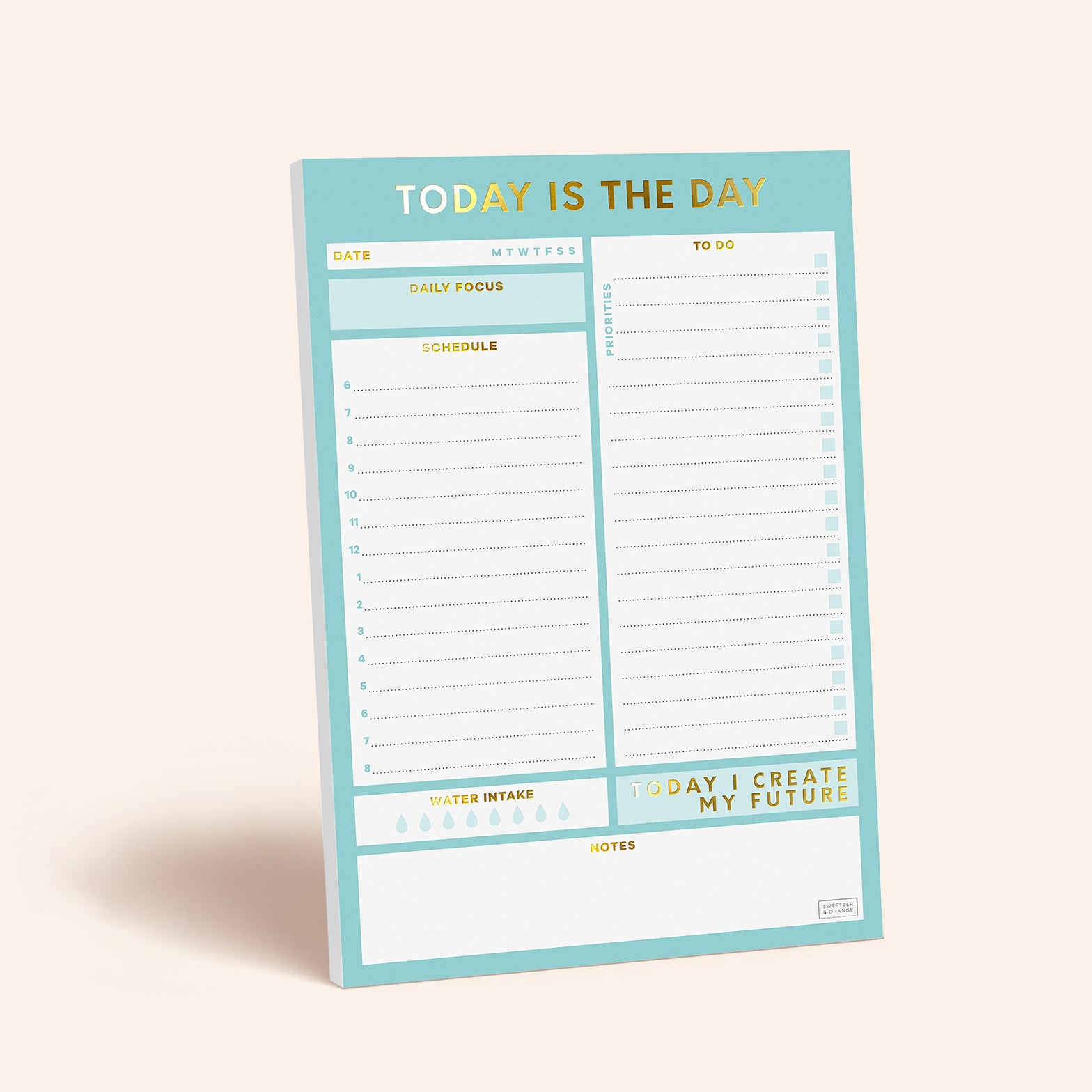 Today is the Day Planner Notepad