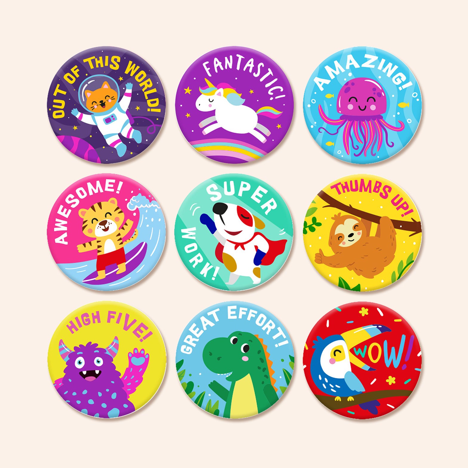 Superdog Reward Stickers