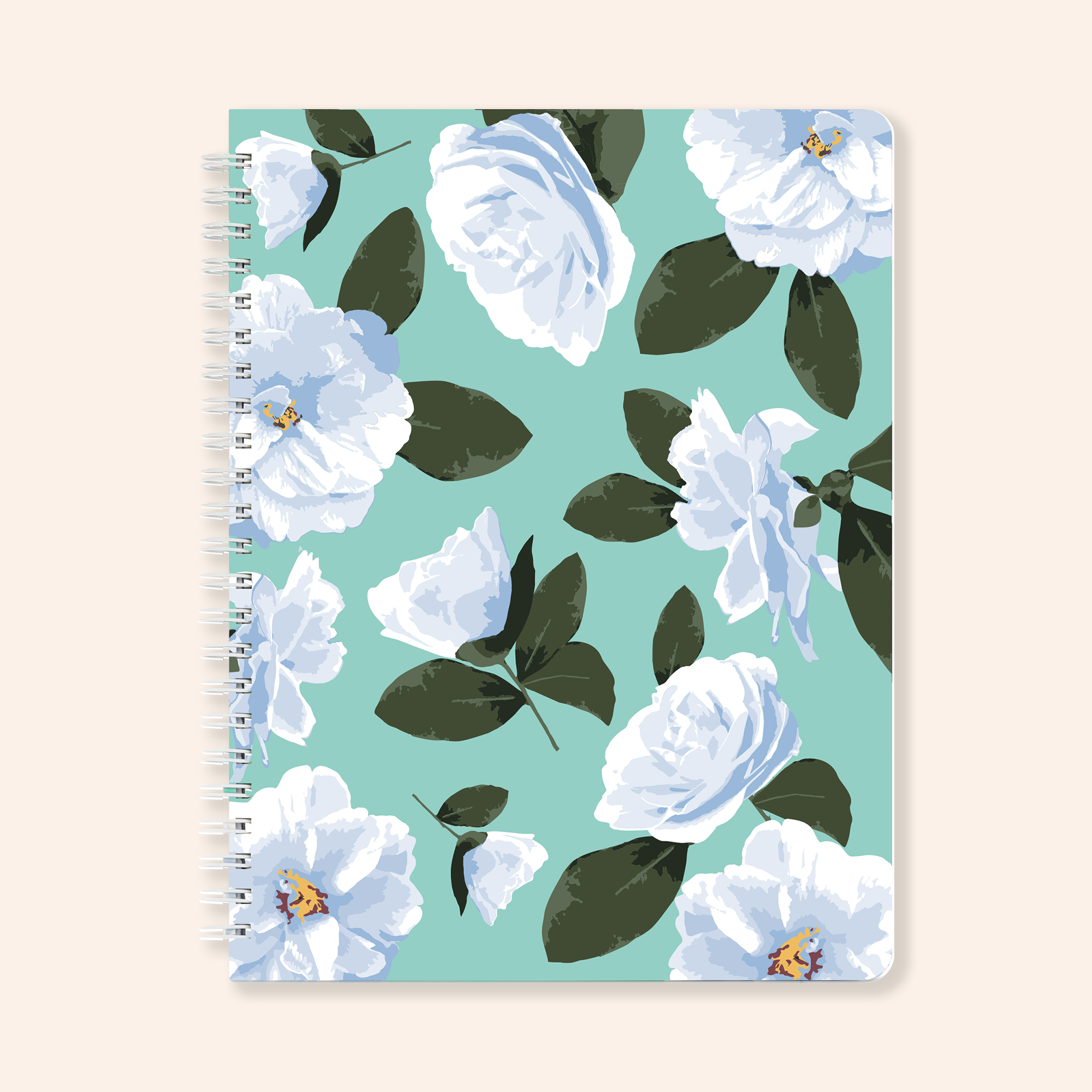 Camelia Flowers Notebook - 6.25x8.25