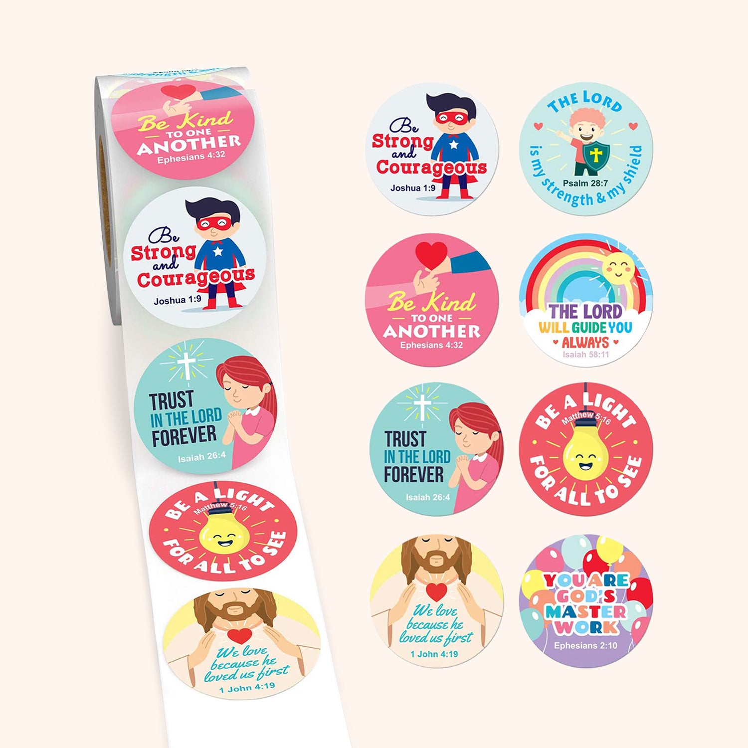 1008 Bible Verse Stickers