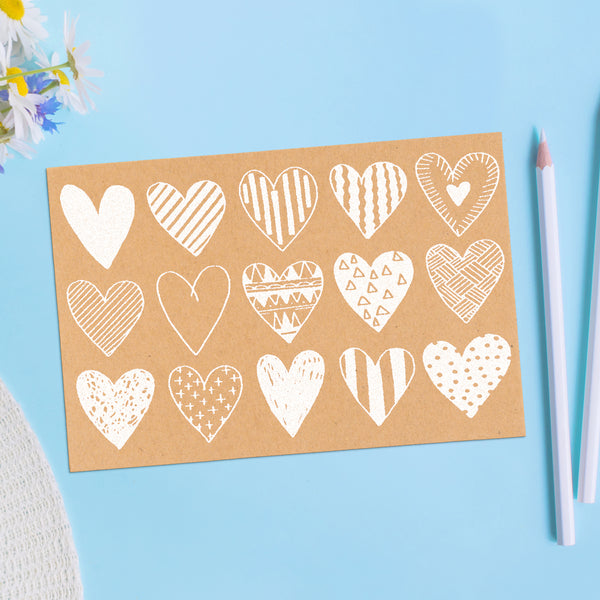 Blank Kraft Postcards Set of 50 Sweetzer & Orange