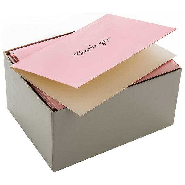 Pink Thank You Cards | Set of 48 – Sweetzer & Orange