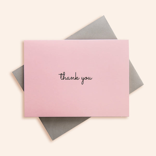 Pink Thank You Cards | Set of 48 – Sweetzer & Orange