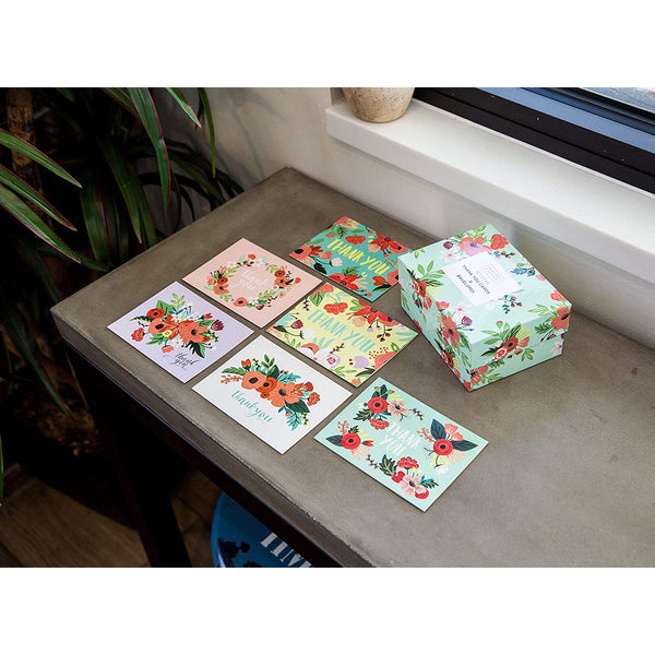 Floral Thank You Cards | Set of 48 – Sweetzer & Orange