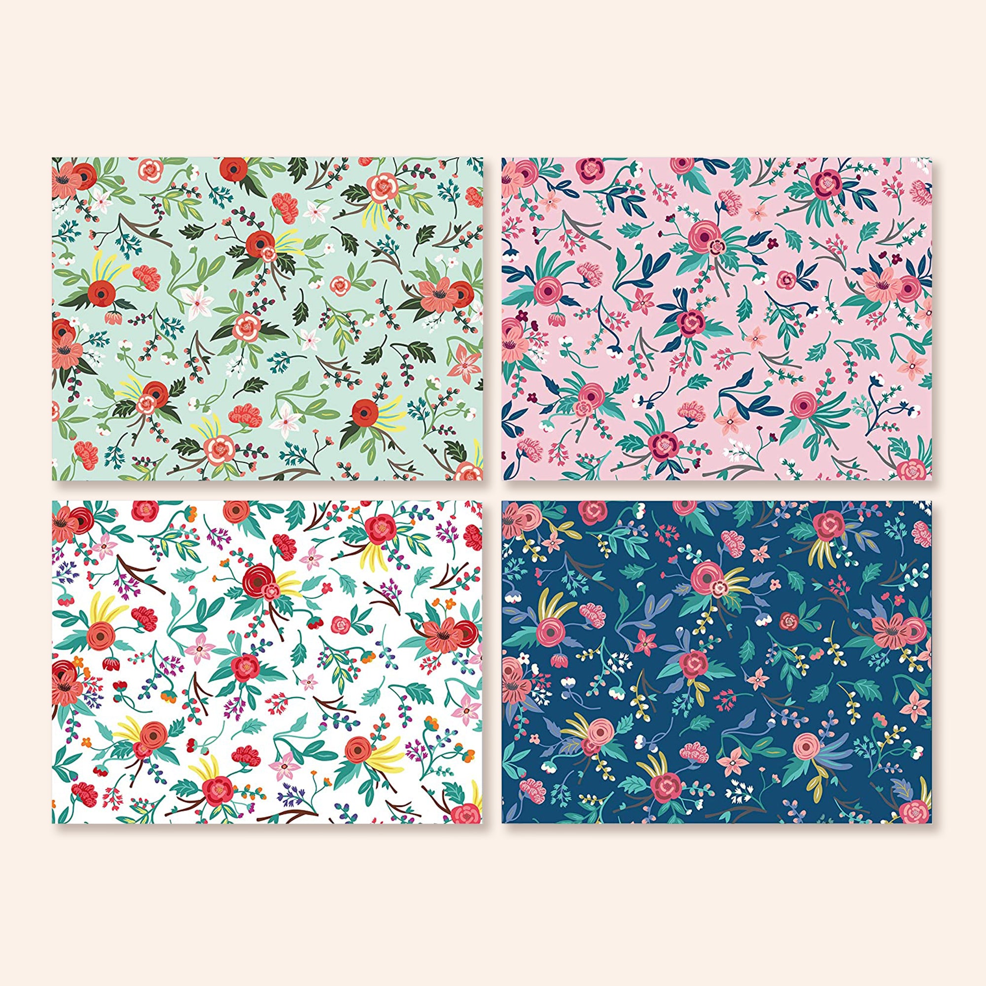Floral Notecards | Set of 24