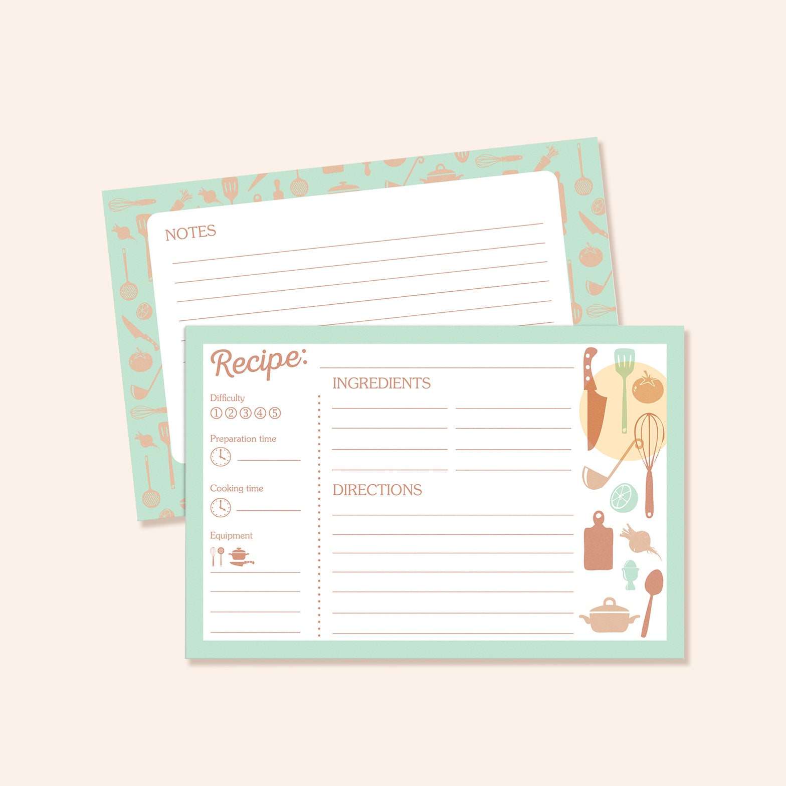 Cute Recipe Cards