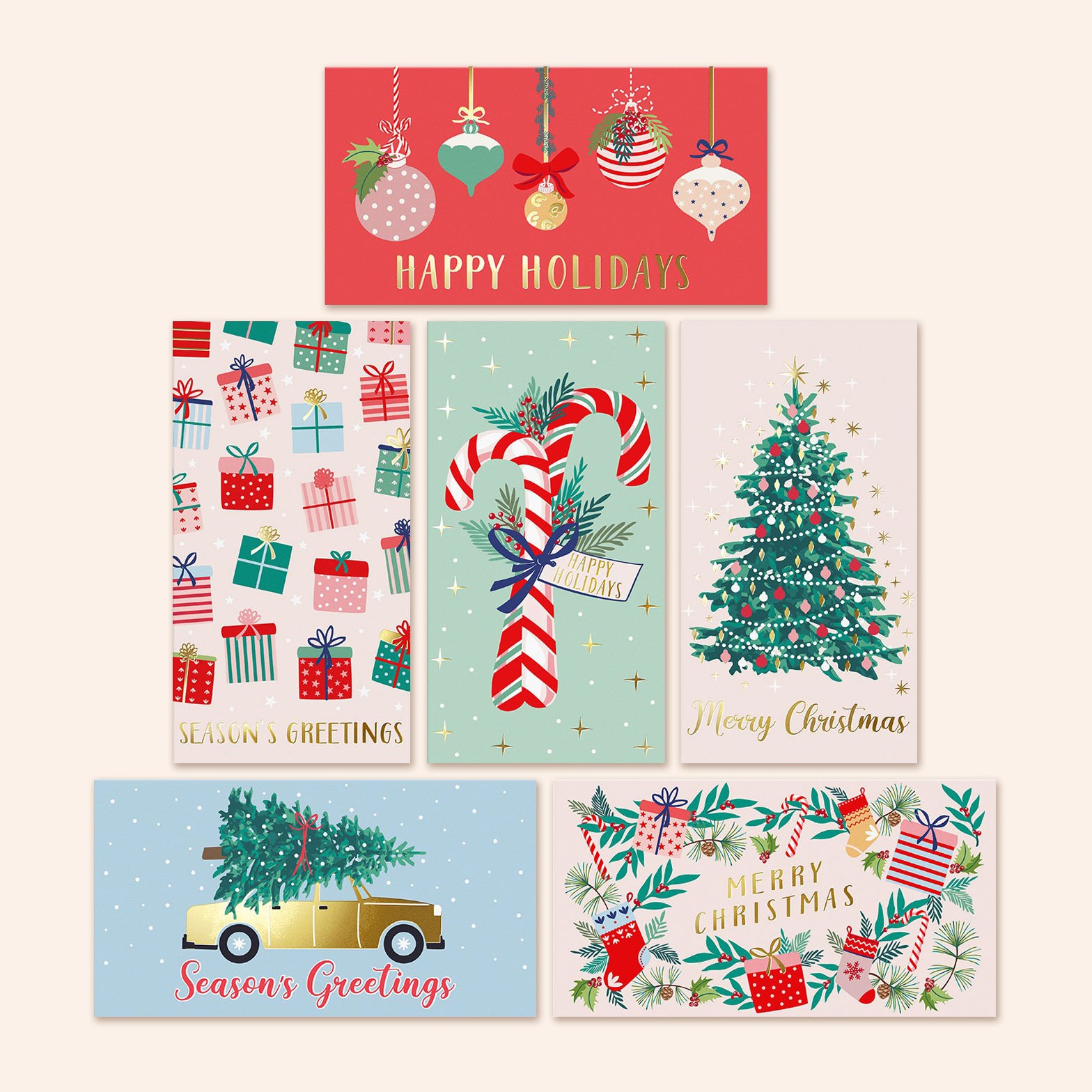 Adult Christmas Cash Holder Cards | Set of 24