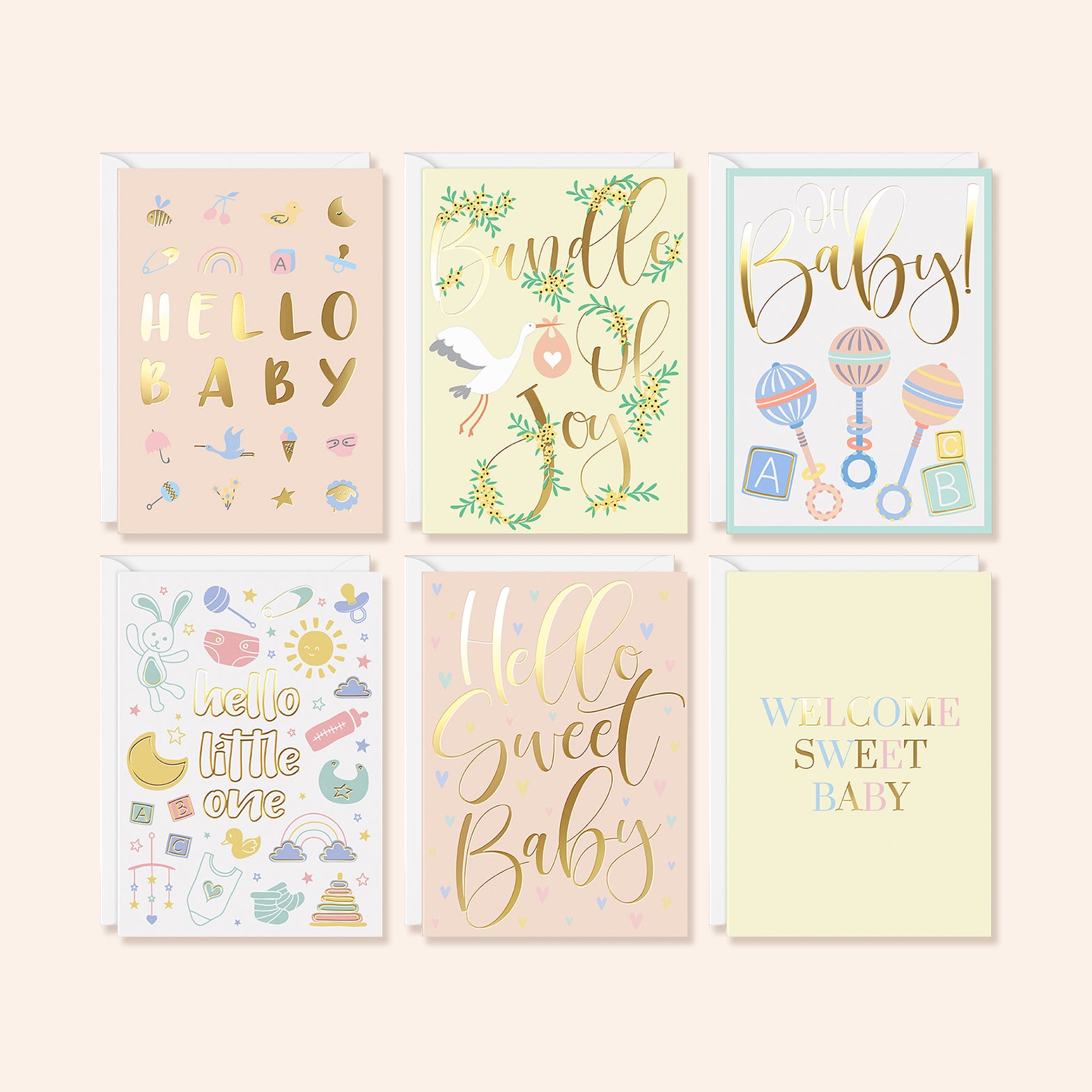 Baby Shower Cards | Set of 24