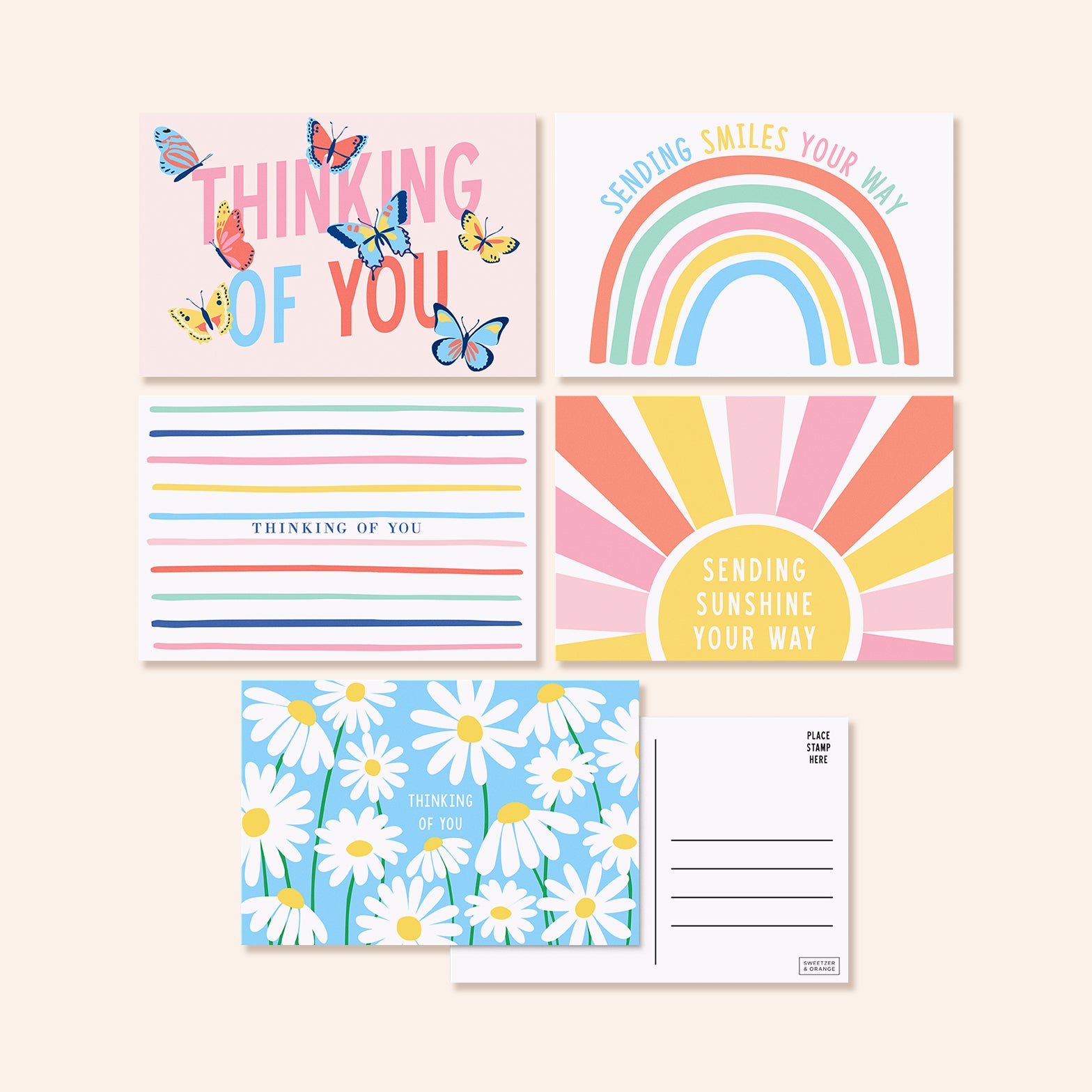Thinking of You Postcards | Set of 50